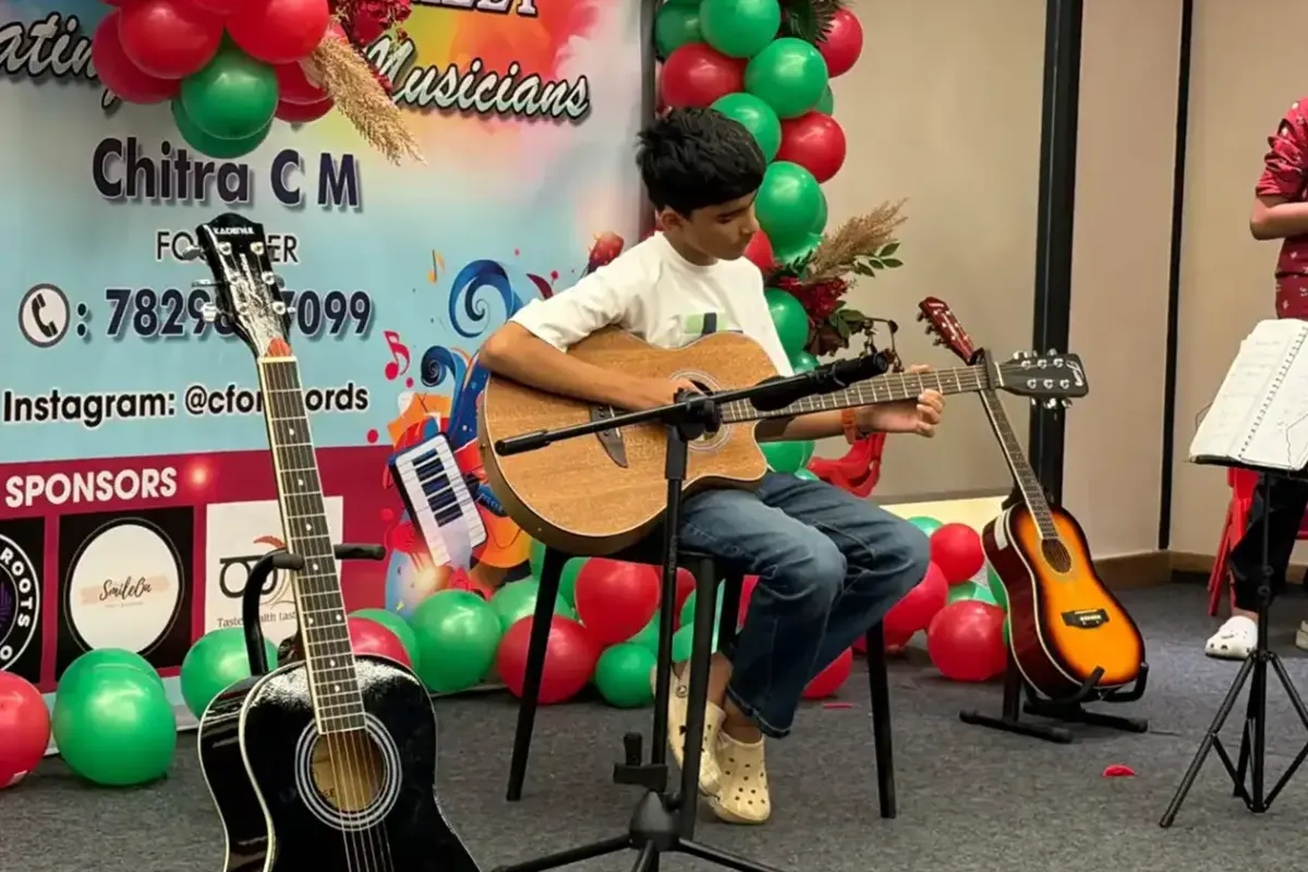 CforChords students playing together