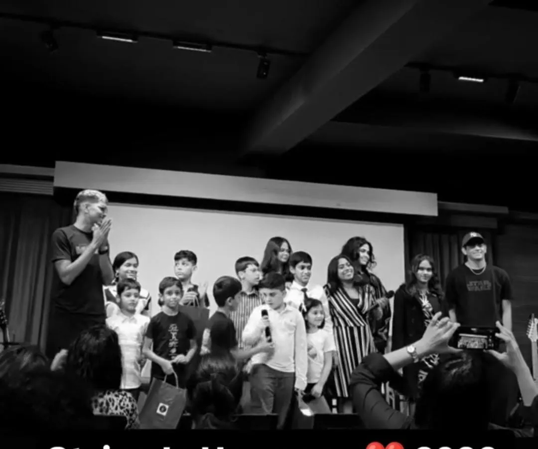 Students performing at Strings in Harmony
